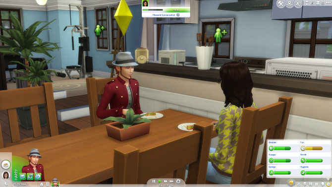 Interazioni sociali in The Sims 4