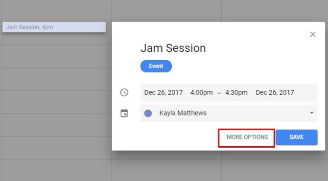 jam session e produttività del calendario di Google