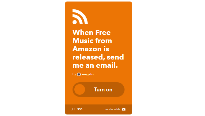 La guida IFTTT definitiva: usa lo strumento più potente del Web come un Pro 35IFTTT FreeAmazonMusicToEmail