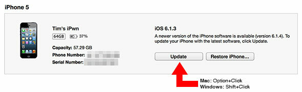 Come accedere a iOS 7 Beta (e downgrade a iOS 6) Installa ipsw