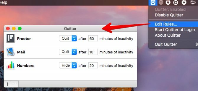 quitter-Mac App della barra dei menu