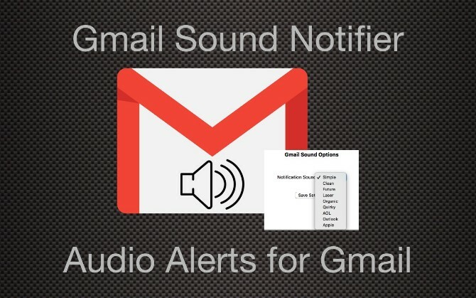 ricevi una notifica audio quando ricevi una nuova email in gmail