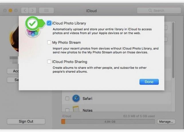 Libreria foto Mac: abilita la sincronizzazione icloud