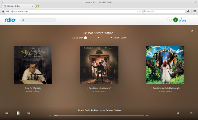 browser internet-radio-rdio