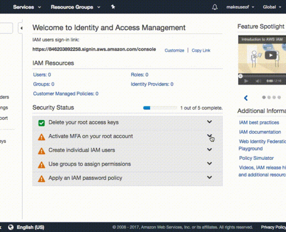 backup del dispositivo linux amazon s3