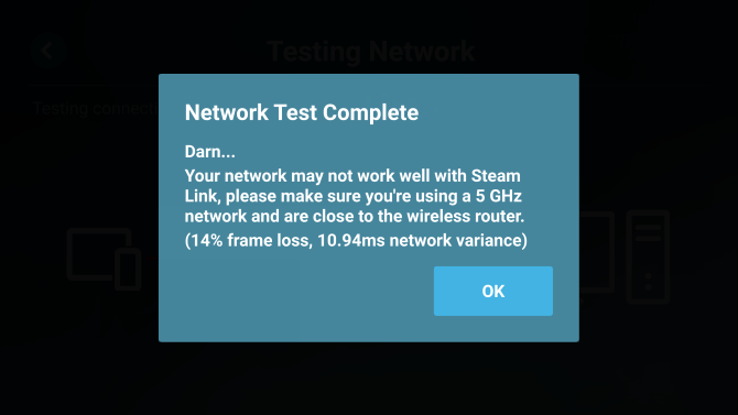 Steam-Link-network-test per i risultati