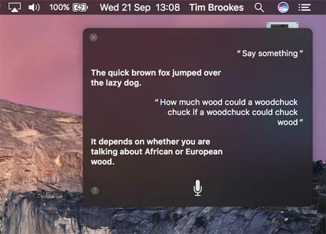 Siri su MacOS