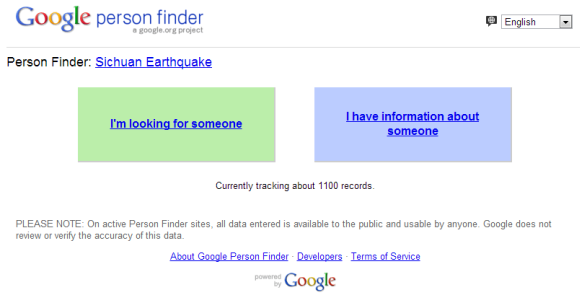 Come utilizzare Google Person Finder per individuare le persone care dopo un disastro googlepersonfinder2