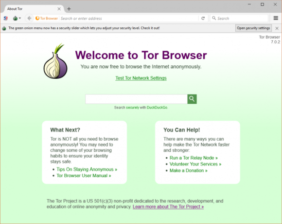 Usa il browser Tor per rimanere online in sicurezza