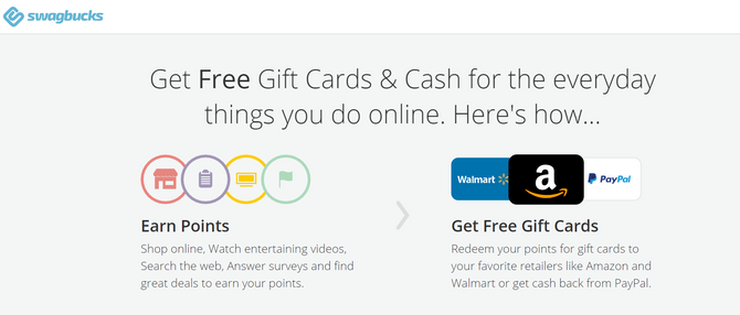 Sito Web online di indagine a pagamento Swagbucks