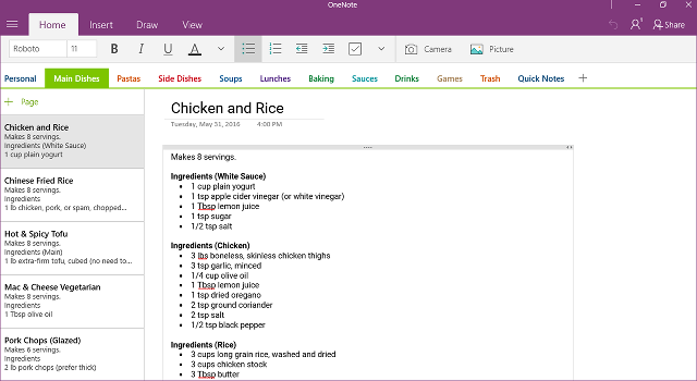 OneNote-interfaccia-windows-app