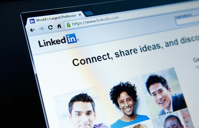 pagina web di linkedin