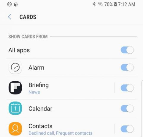 versioni android samsung note8 bixby config