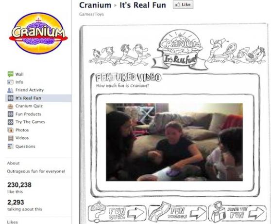 5 grandi idee per rendere interessante la tua fan page di Facebook Cranium