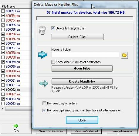 Rimuovi file e directory duplicati con duplicati di Duplicate Cleaner7