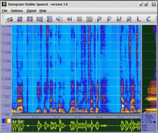 programmi di spettrogramma sonoro