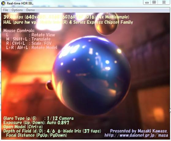 benchmark della scheda video