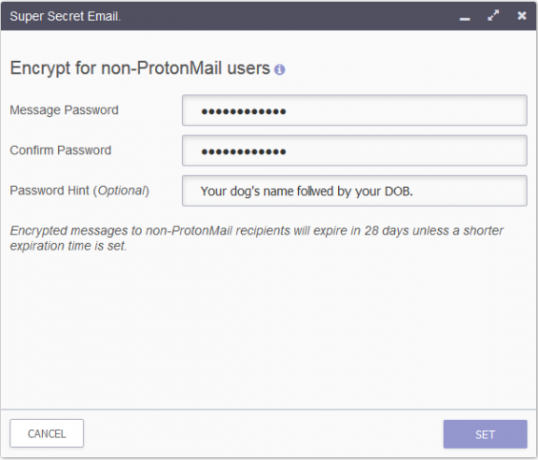Processo di crittografia e-mail di ProtonMail Compose