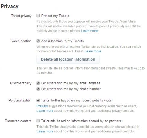 Twitter mirati-ads-privacy