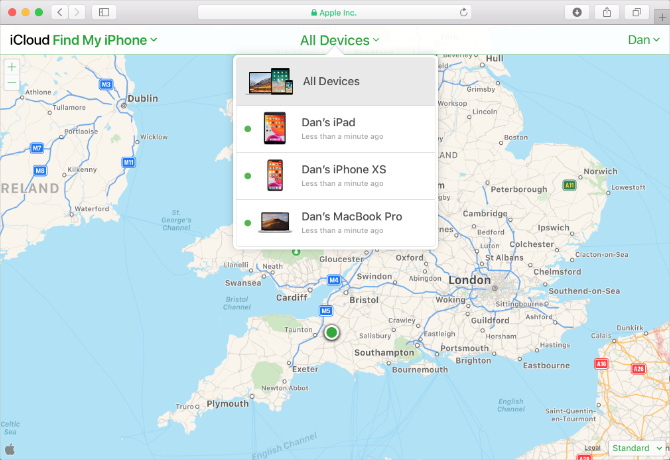 Trova la pagina web della mappa del mio iPhone dal sito Web iCloud