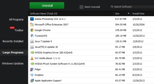 Come disinstallare programmi su Windows 8 IOBit Uninstaller Batch Disinstalla Windows Portable