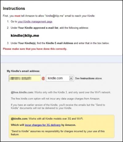 Invia a Kindle tramite Klip.me: porta con te tutti gli articoli "Da leggere" senza istruzioni per la connessione a Internet [Chrome]