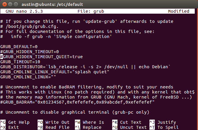 Come compilare il proprio kernel Linux Ubuntu GRUB