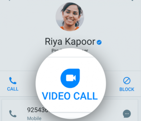 Google Duo TrueCaller