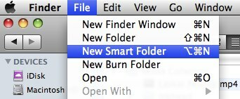 Modi semplici per organizzare i file in Mac 01 nuova cartella smart