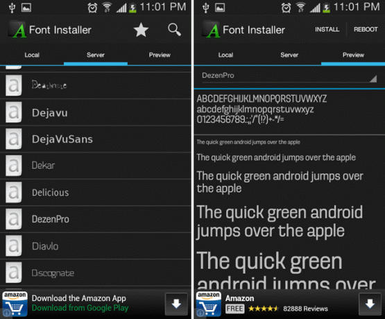 android-font-installazione