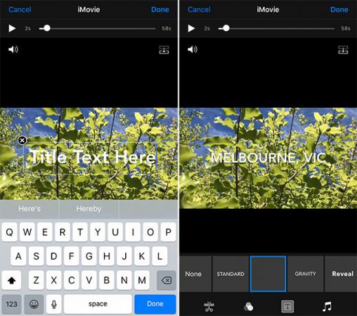 come modificare i video su iPhone - Aggiungi testo al video