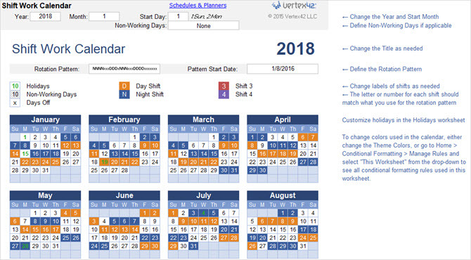 migliori modelli di calendario di Microsoft Office