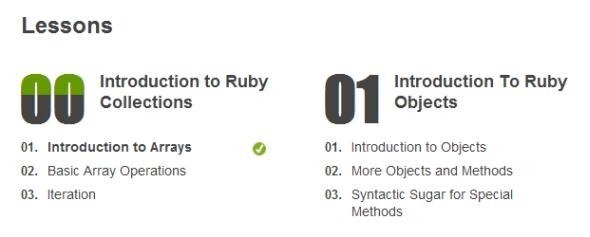 esempi di programmazione ruby