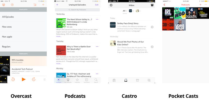 app podcast per confronto iPhone