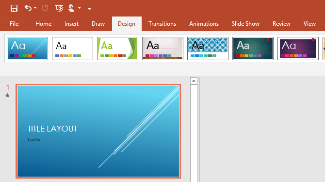 Cambia il design della presentazione PowerPoint