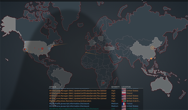 map-DDoS in tempo reale-minaccia-