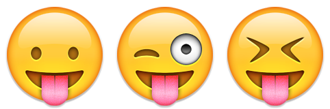 emoticon emoji lingua fuori sfacciato