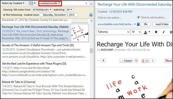 20 Funzionalità di ricerca di Evernote che dovresti usare Usa la data di ricerca creata rispetto alla data corrente