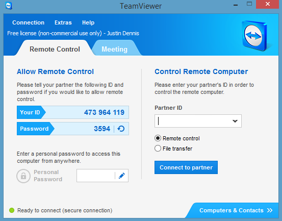 File di sincronizzazione di TeamViewer