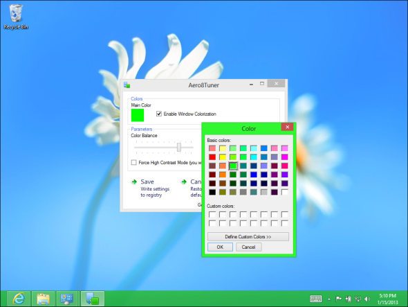 personalizza windows 8