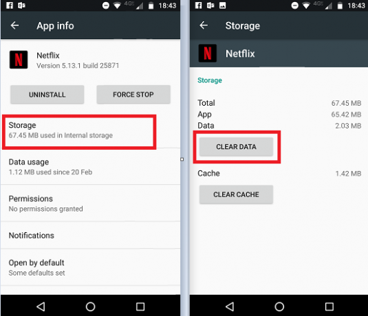 netflix non funziona su Android - errore risolto 