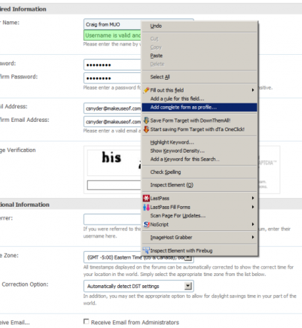 modulo di riempimento automatico di firefox addon