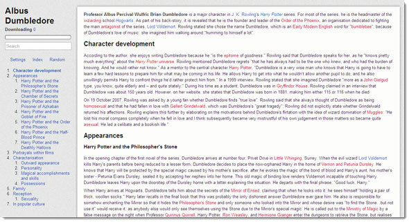 scarica pagine da wikipedia