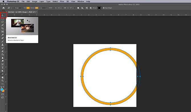 Come creare una cornice per foto virtuale Photoshop Disegnare forma