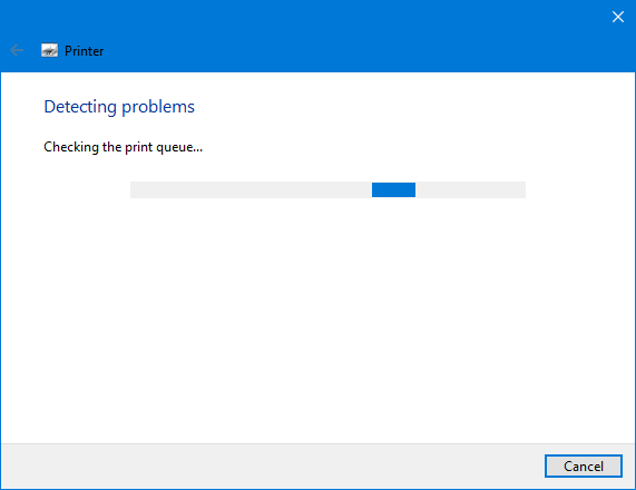 risoluzione problemi stampante Windows 10