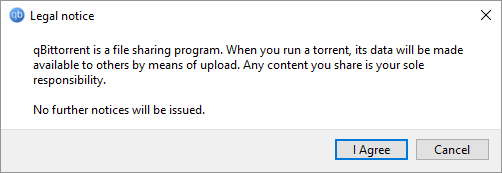 qBittorrent Note legali
