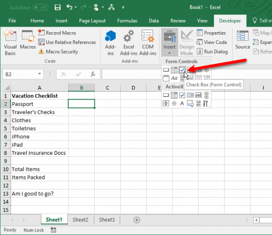 come creare una checklist in Excel come i professionisti