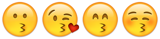 emoticon emoji baci amore romanticismo