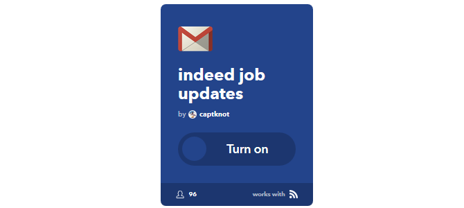 La guida IFTTT definitiva: usa lo strumento più potente del Web come un professionista 26IFTTT IndeedJobsToInbox