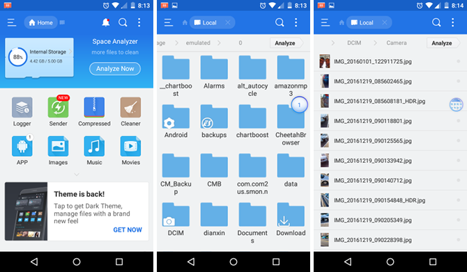 ES File Explorer: è il miglior file manager per Android? es interfaccia di esploratore di file